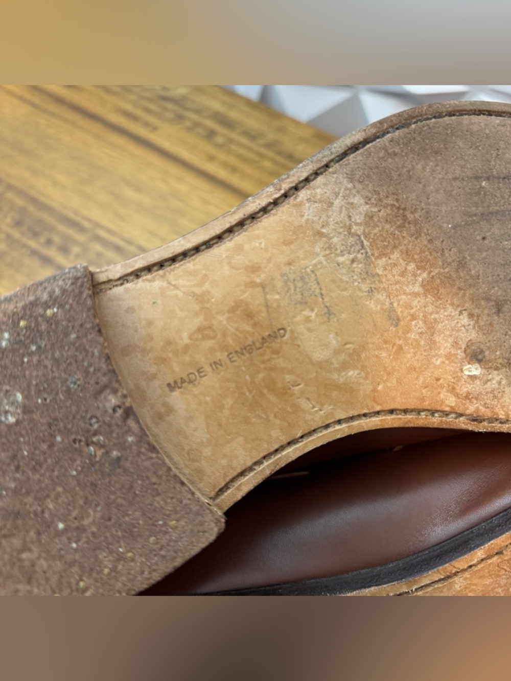 Tricker’s Men's Brown Leather Tassel Loafers Size 12.5 US - Picture 6 of 12